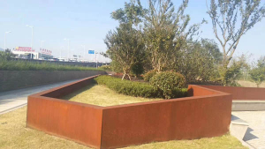 罗庄耐候钢挡土墙